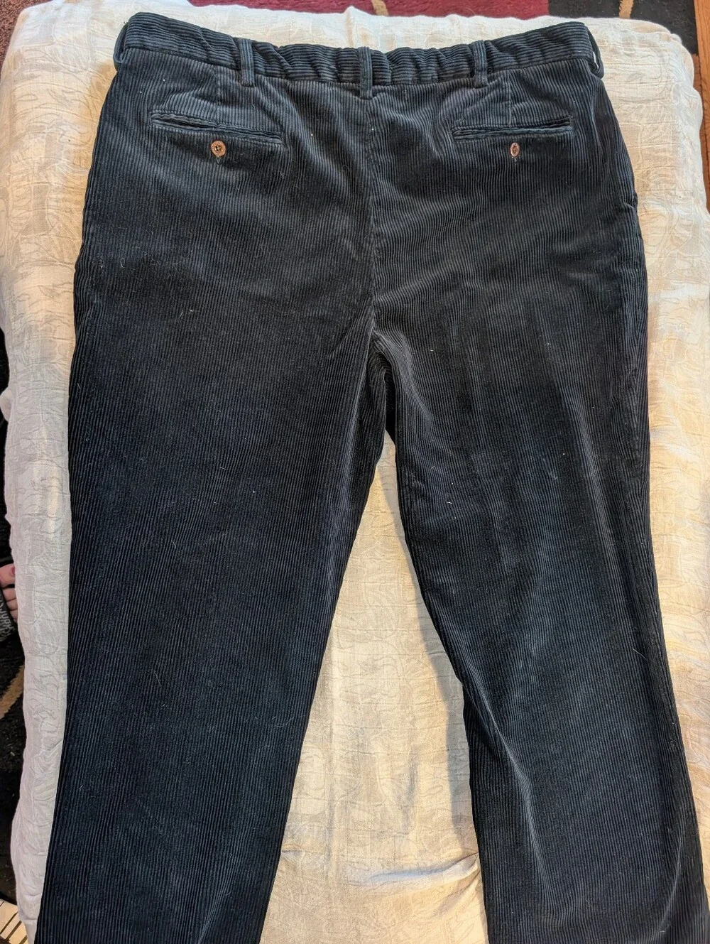Polo Ralph Lauren Pants Blue Corduroy Cords Preston Pant Boho Casual 40 x 32